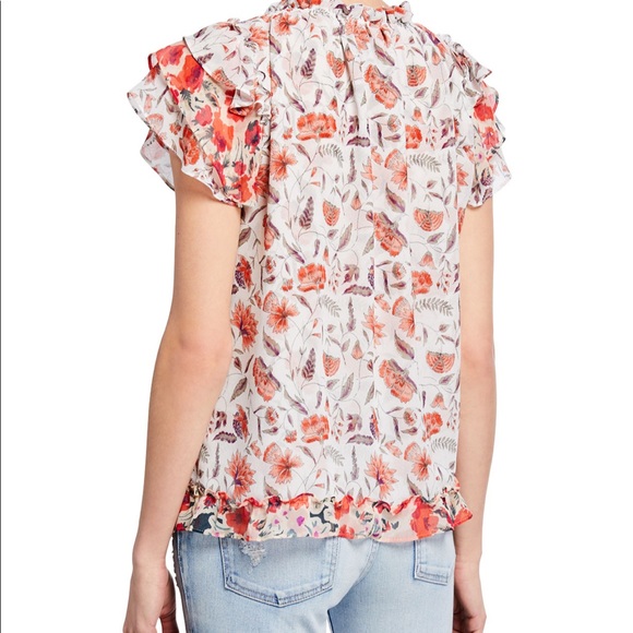 Misa Los Angeles, floral short sleeve top! Brand new🌺 - Picture 4 of 7